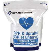 9-Piece CPR & Sprains Refill Pack for Emergency Response First Aid Kit Ottawa Fastener Supply