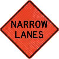 Quadra Flex Roll-Up Sign with Traffic Control Person Ahead Symbol Ottawa Fastener Supply