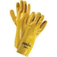 Rough-Finish Chemical-Resistant Gloves, Size 9, 14" L, PVC, Interlock Inner Lining, 47-mil Ottawa Fastener Supply