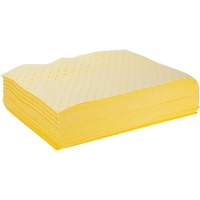 Bonded Sorbent Pads, Hazmat, 15" x 19", 8 gal. Absorbancy Ottawa Fastener Supply