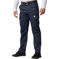 Big Flex Cargo Pants, Poly-Cotton/Spandex, Navy Blue, Size 46, 30 Inseam Ottawa Fastener Supply