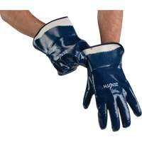 Heavyweight Safety Cuff Gloves, 10/X-Large, Nitrile Coating, Cotton Shell Ottawa Fastener Supply