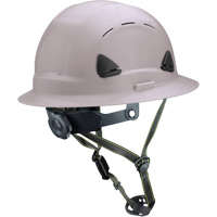 Fibre Metal Climbing Style Helmet with Full Brim, Meets CSA Type 2, Ratchet Suspension, Vented Ottawa Fastener Supply