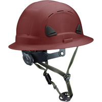 Fibre Metal Climbing Style Helmet with Full Brim, Meets CSA Type 2, Ratchet Suspension, Vented Ottawa Fastener Supply