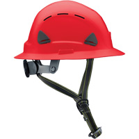 Fibre Metal Climbing Style Helmet with Full Brim, Meets CSA Type 2, Ratchet Suspension, Vented Ottawa Fastener Supply