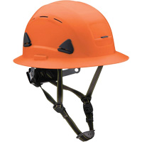 Fibre Metal Climbing Style Helmet with Full Brim, Meets CSA Type 2, Ratchet Suspension, Vented Ottawa Fastener Supply