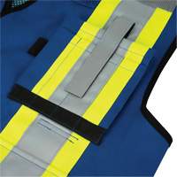 6681 High-Visibility Antimicrobial Mesh-Back Surveyor Vest, Royal Blue, Small, Polyester Ottawa Fastener Supply