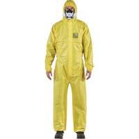 AlphaTec&reg; 2300 STANDARD Bound Model 147 Coveralls, Small, Yellow, Polyethylene Laminate/Polypropylene Ottawa Fastener Supply