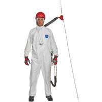 Harness-Compatible Disposable Coverall, Small, White, Tyvek&reg; 500 Ottawa Fastener Supply