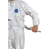 Harness-Compatible Disposable Coverall, Small, White, Tyvek&reg; 500 Ottawa Fastener Supply