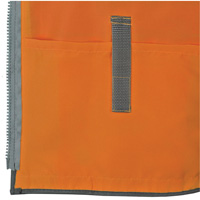 Pioneer Mesh Back Zip Front Surveyor Safety Vest, High Visibility Orange, Small, Polyester Ottawa Fastener Supply