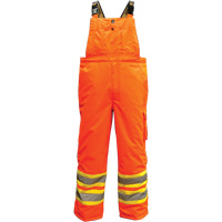 6450PO Freezer 300D Trilobal Overalls, Polyester, Small, High Visibility Orange Ottawa Fastener Supply