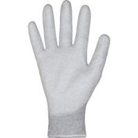 KnitActiv Electrostatic Dissipative Low-Linting White Gloves, 5, Polyurethane Coating, 13 Gauge, Nylon/Cotton Shell Ottawa Fastener Supply