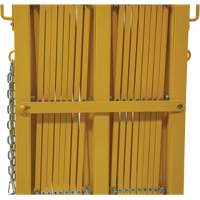 Expandable Barrier, 84" H x 20' L, Yellow Ottawa Fastener Supply