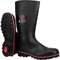 Bottes de s&eacute;curit&eacute; Boss Footwear avec r&eacute;sistance int&eacute;grale aux d&eacute;charges &eacute;lectriques, M&eacute;lange de polym&egrave;res/PVC, Embout Acier, Pointure 4 Ottawa Fastener Supply