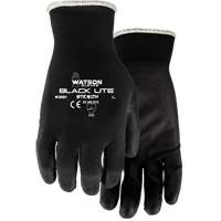 391 Stealth Black Lite Gloves, X-Small, Polyurethane Coating, Polyester Shell Ottawa Fastener Supply