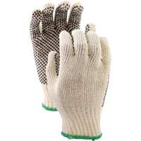 Gants en tricot avec pois de PVC 417, Poly/coton, Un c&ocirc;t&eacute;, Petit Ottawa Fastener Supply