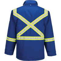 Bizflame&reg; 88/12 Insulated Winter Parka, Blue, Small Ottawa Fastener Supply