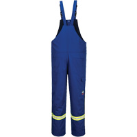 Bizflame&reg; 88/12 Insulated Bib Pants, Cotton/Nylon, Small, Blue Ottawa Fastener Supply