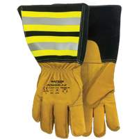 Powerline Water-Resistant Gloves, Leather, Medium Ottawa Fastener Supply
