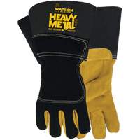 Gants de soudage d'hiver Black Velvet Heavy Metal, Taille Petit, Enveloppe en Cuir d'&eacute;lan refendu, ASTM ANSI niveau A5 Ottawa Fastener Supply