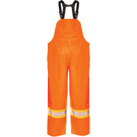 R805 Hurricane Bib Pants, Small, High Visibility Orange Ottawa Fastener Supply