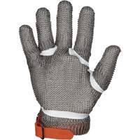 MMG Food Safe Metal Chainmail Gloves, Size 2X-Small, Stainless Steel Shell, ASTM ANSI Level A9 Ottawa Fastener Supply