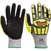 Cut and Impact-Resistant Gloves, Small, Synthetic Palm, Knit Wrist Cuff Ottawa Fastener Supply