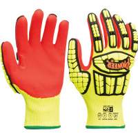 Cut and Impact-Resistant Gloves, Small, Synthetic Palm, Knit Wrist Cuff Ottawa Fastener Supply