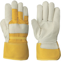Women's Insulated Cow Grain Gloves, One Size, Grain Cowhide Palm, Fleece Inner Lining Ottawa Fastener Supply
