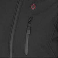 Heated Soft-Shell Jacket, Men's, Small, Black Ottawa Fastener Supply