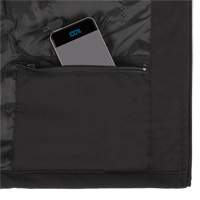 Heated Soft-Shell Jacket, Men's, Small, Black Ottawa Fastener Supply