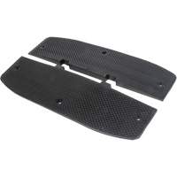 Speed Hump End Caps, Rubber, 2' L x 16" W x 1-1/4" H Ottawa Fastener Supply