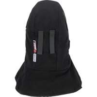 Pioneer 765A Flame-Resistant Quilted Hard Hat Liner with Long Neck & Detachable Mouthpiece, Black/Grey, Cotton/FR-Tech&reg;/Modacrylic/Nylon Ottawa Fastener Supply