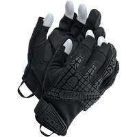 X-Site&reg; Impact Trigger Finger Gloves, Suede Palm, Size X-Small Ottawa Fastener Supply