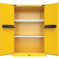 Utili-Guard+ Flammable Safety Cabinet, 45 gal., 2 Door, 43" W x 65" H x 22" D Ottawa Fastener Supply