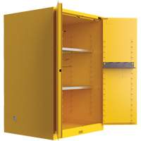 Utili-Guard+ Flammable Safety Cabinet, 45 gal., 2 Door, 43" W x 65" H x 22" D Ottawa Fastener Supply