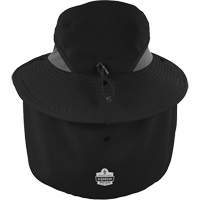 Chill-Its 8934 Ranger Hat with Neck Shade, Small/Medium, Black Ottawa Fastener Supply