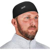 Chill-Its 6630 High-Performance Skull Cap with Terry Cloth Sweatband, Black Ottawa Fastener Supply