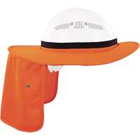 Chill-Its 6661 Universal Hard Hat Brim with Neck Shade, Hi-Vis Orange Ottawa Fastener Supply