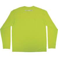 Chill-Its 6689 Cooling Long Sleeve Sun Shirt with UV Protection, High-Visibility Lime-Yellow, Small Ottawa Fastener Supply