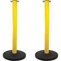 Montant industriel, Hauteur de 37", Jaune Ottawa Fastener Supply