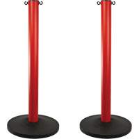 Montant industriel, Hauteur de 37", Rouge Ottawa Fastener Supply