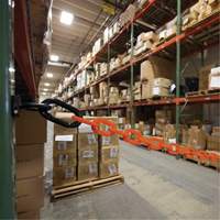 Ensemble de barri&egrave;re &agrave; chaîne magn&eacute;tique pour l'entrep&ocirc;t, Orange Ottawa Fastener Supply