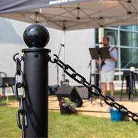 Chaîne de barri&egrave;re en plastique, Vert Ottawa Fastener Supply