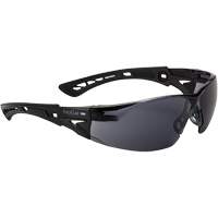 Rush+ Small BSSI Safety Glasses, Smoke/Grey Lens, Anti-Fog/Anti-Scratch, ANSI Z87+ Ottawa Fastener Supply
