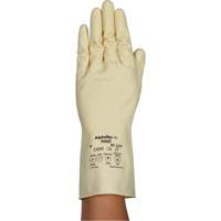 AlphaTec&reg; 87-137 Lightweight Natural Gloves, Size 7, 11.8" L, Rubber Latex, 16-mil Ottawa Fastener Supply
