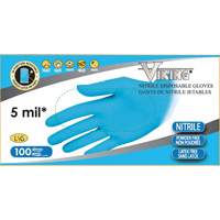 Gants jetables 34600, Petit, Nitrile, 5 mils, Sans poudre, Bleu Ottawa Fastener Supply