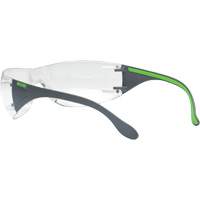 Lunettes de s&eacute;curit&eacute; gris/vert Adapt Lite, Lentille Transparent, Antibu&eacute;e/Anti-&eacute;gratignures, ANSI Z87+/R&eacute;pond ou surpasse la norme CSA Z94.3 Ottawa Fastener Supply