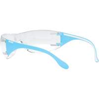 Lunettes de s&eacute;curit&eacute; bleu/blanc Adapt Lite, Lentille Transparent, Antibu&eacute;e/Anti-&eacute;gratignures, ANSI Z87+/R&eacute;pond ou surpasse la norme CSA Z94.3 Ottawa Fastener Supply